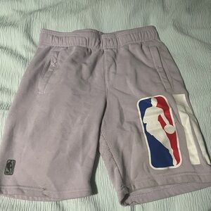 nba shorts size small men’s probably medium women’s. sweat shorts material.